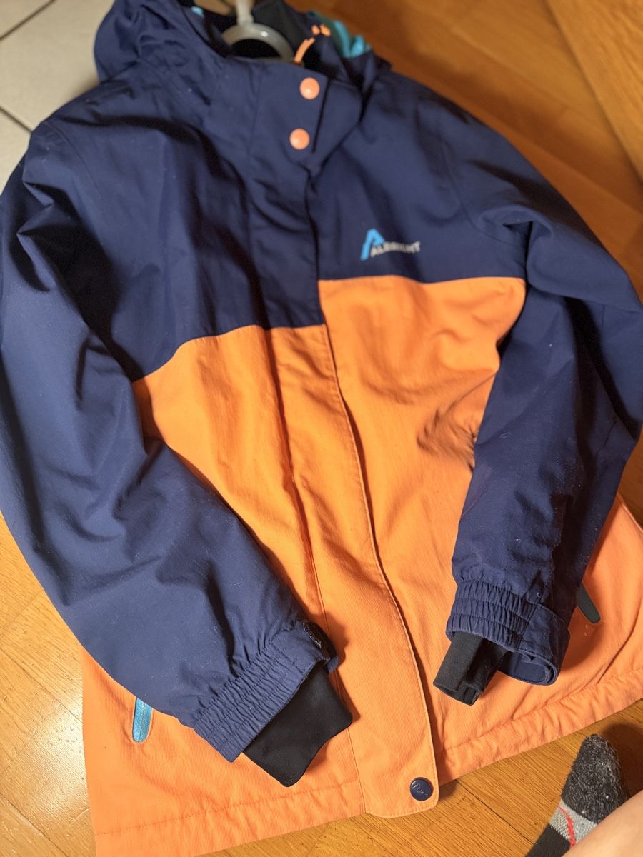 Giacche & Cappotti: Dunkelblau & Orange Albright Jacke 164 – Usato da Amlikon-Bissegg venduto da Rose_Rose 1