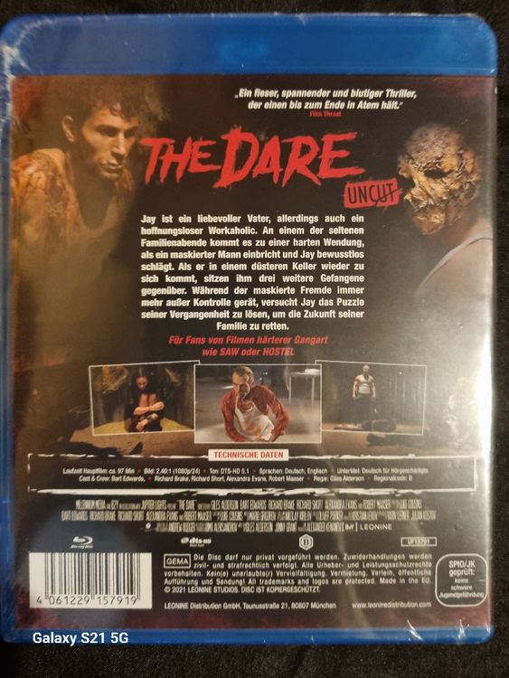 The Dare UNCUT VERSION Kaufen auf Ricardo