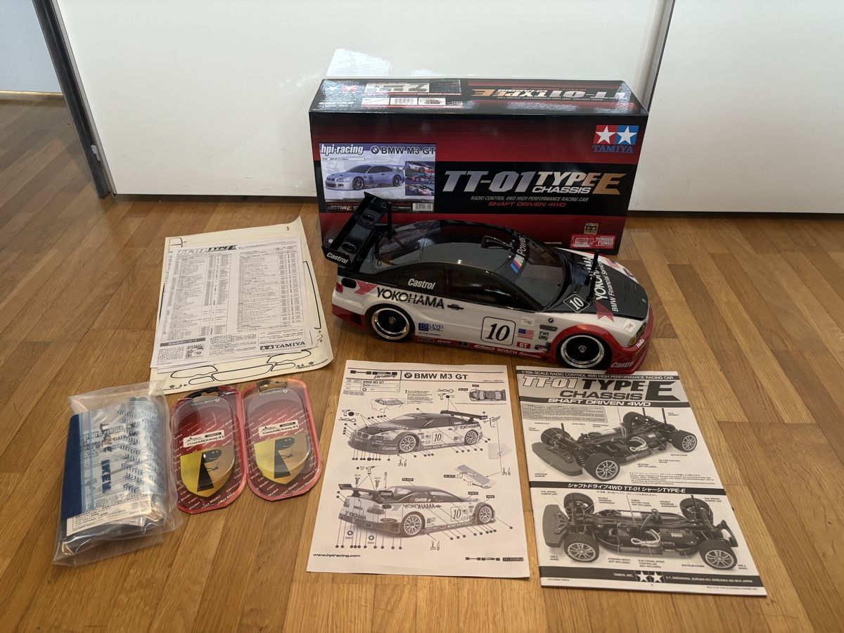 Tamiya Modellismo RC: Tamiya TT-01E BMW M3 GT – Nuovo (secondo la descrizione) da Bad Zurzach venduto da Zahnd2