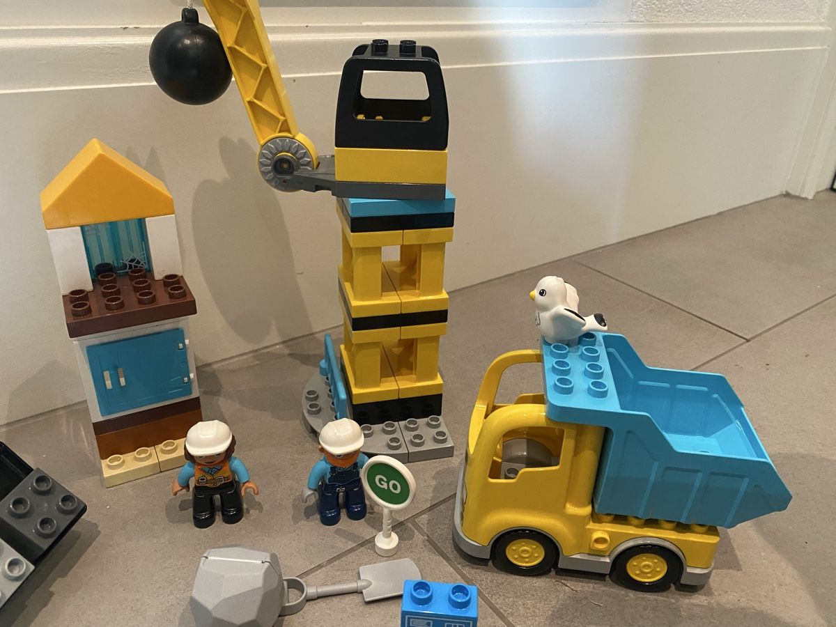 Lego Giocattoli: LEGO DUPLO Baustelle mit Abrissbirne – Usato da Zürich venduto da rotschwarzkaeppchen 2