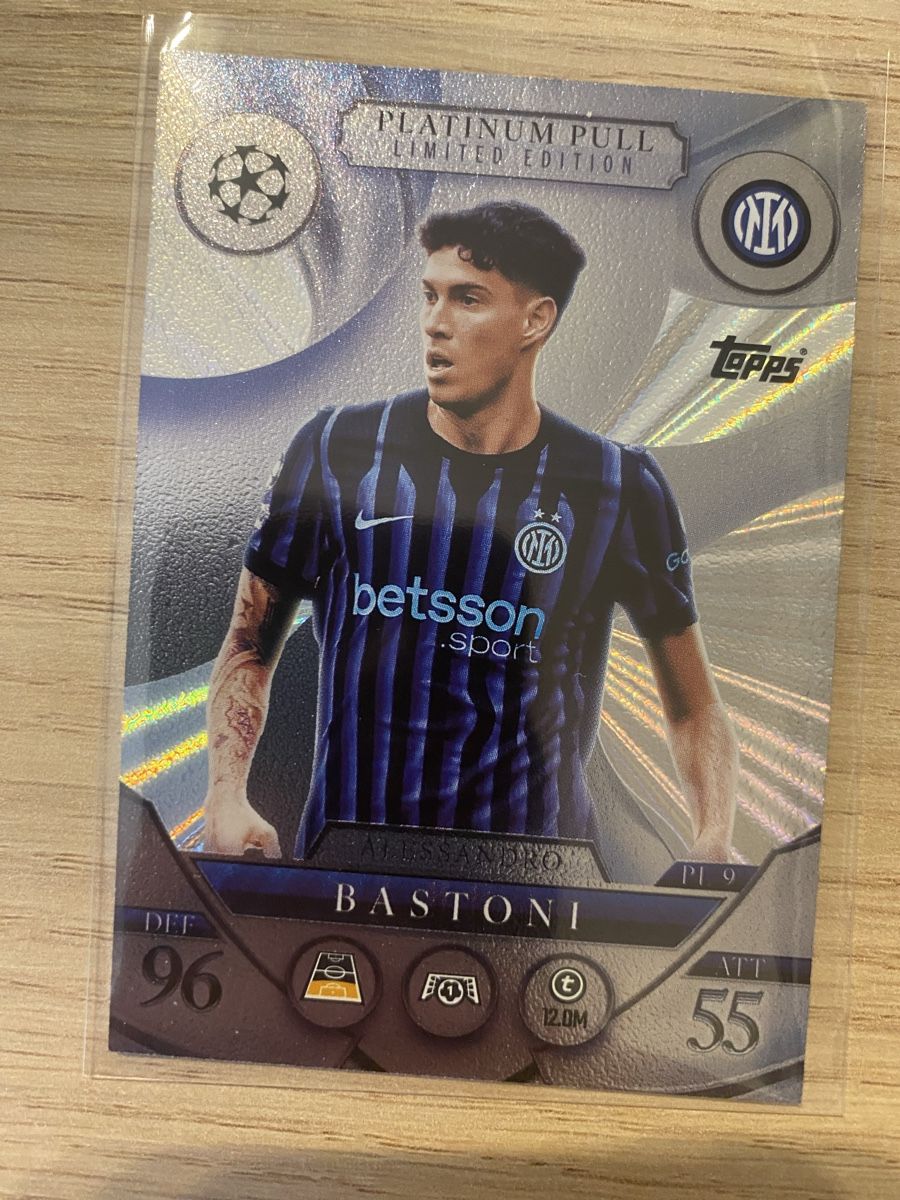 Topps Carte collezionabili: Topps Match Attax 25/26 Platinum Pull Bastoni Pl9 – Nuovo (secondo la descrizione) da Zürich venduto da BVBWINNER