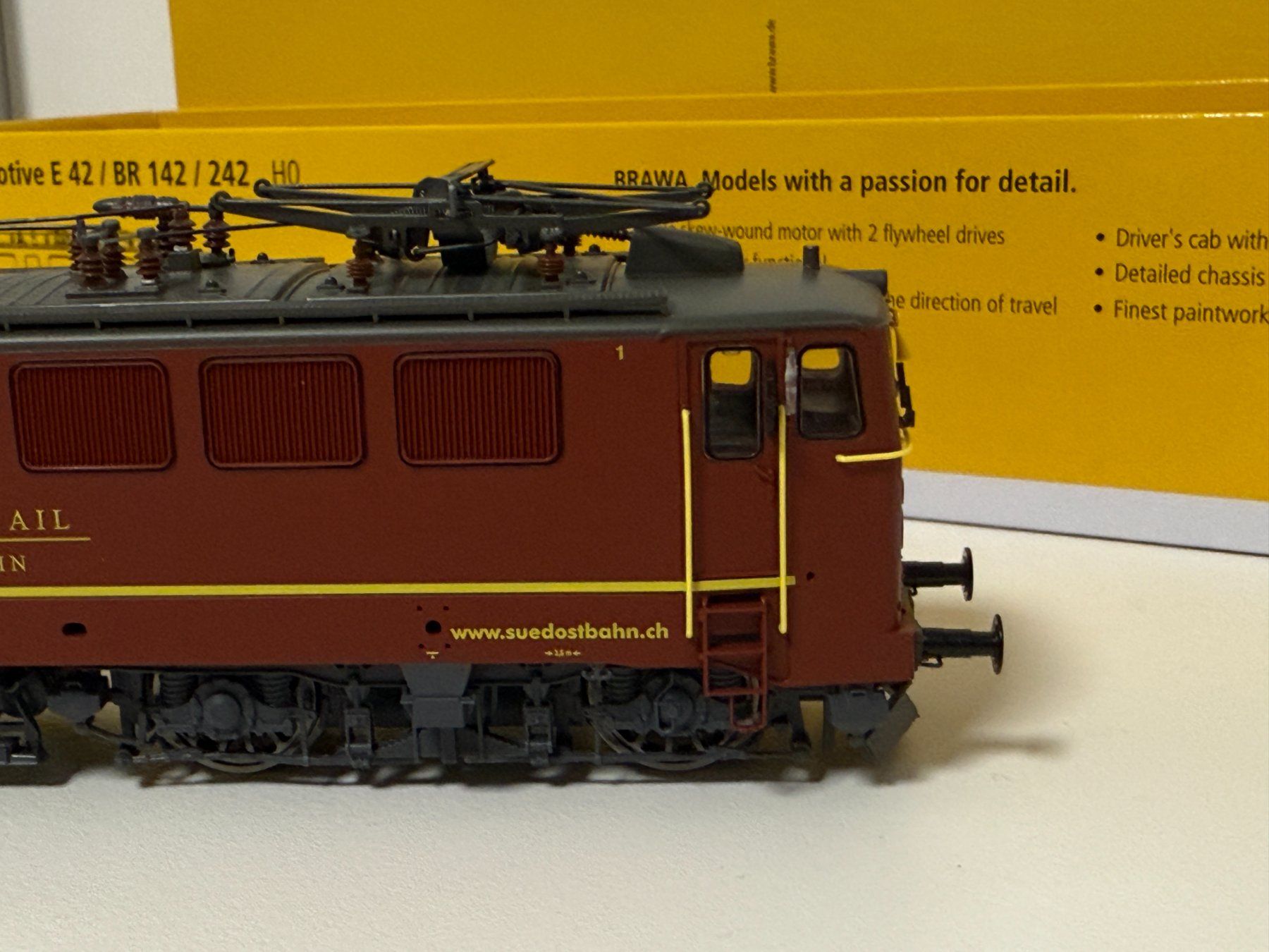 Brawa Trains électriques: BRAWA - H0 - SOB Ae 476 468-4 "Classic Rail" – Neuf (Voir description) à Hergiswil NW par E646.060 5
