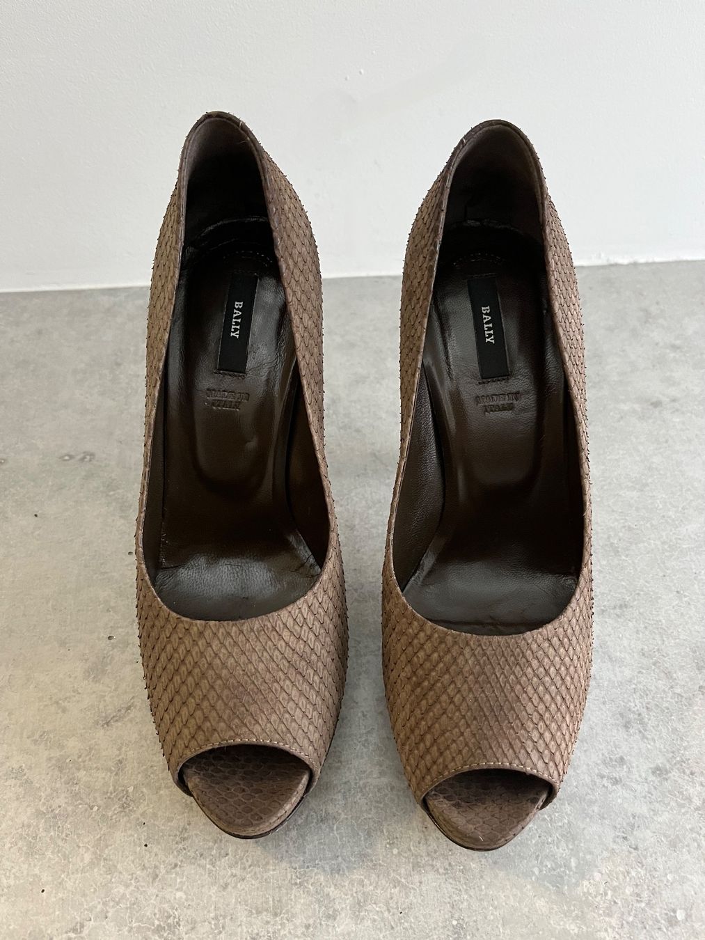 Bally Damenschuhe: BALLY Heels Python, Gr. 38.5 - NP: 795.- – Neu (gemäss Beschreibung) aus Zollikofen von spunk65 3