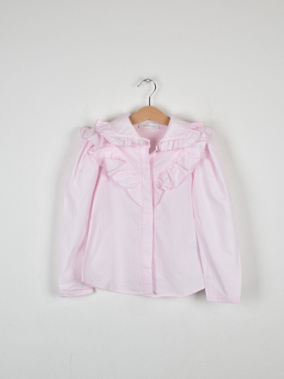 Monnalisa Camicette, T-shirt & Top: Monnalisa Bluse, rosa, Gr.116, neuwertig – Nuovo (secondo la descrizione) da Nürensdorf venduto da 2ND_STORY