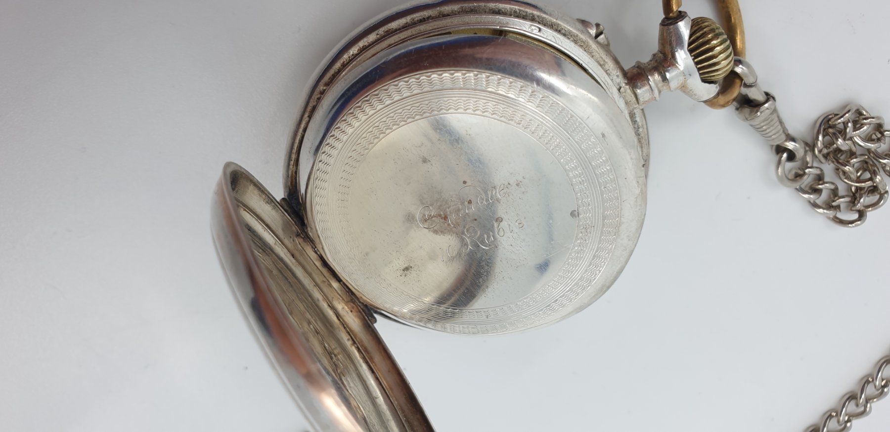 Uhren: Taschenuhr Cylindre 10 Rubis – Gebraucht aus Emmen von Brockofsky 4