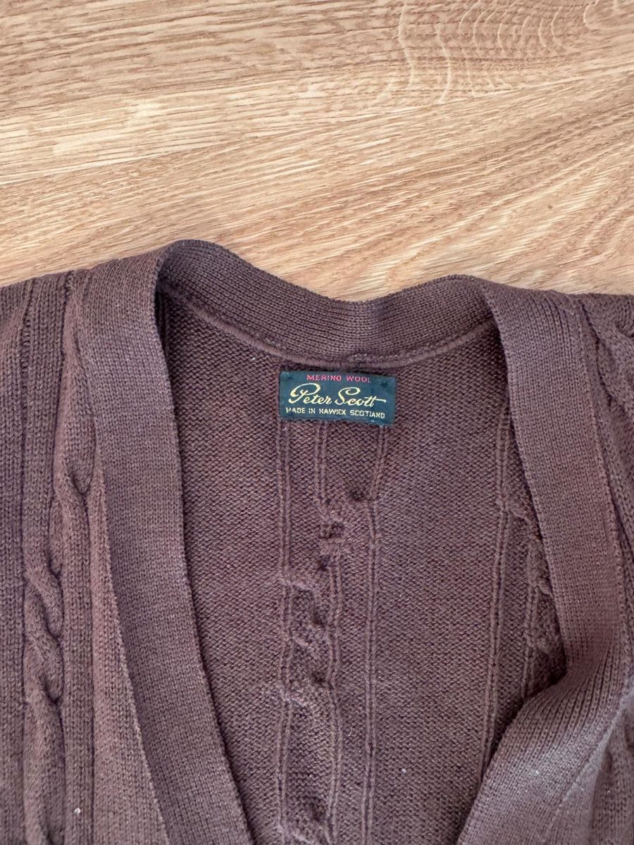 Maglioni & Felpe: Merino Wool Strickjacke Cardigan Braun – Nuovo (secondo la descrizione) da Zollikon venduto da alessandra2m 1