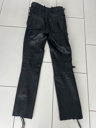 Richa Motorrad Lederhose Gr. XS Schnürung seitlich
