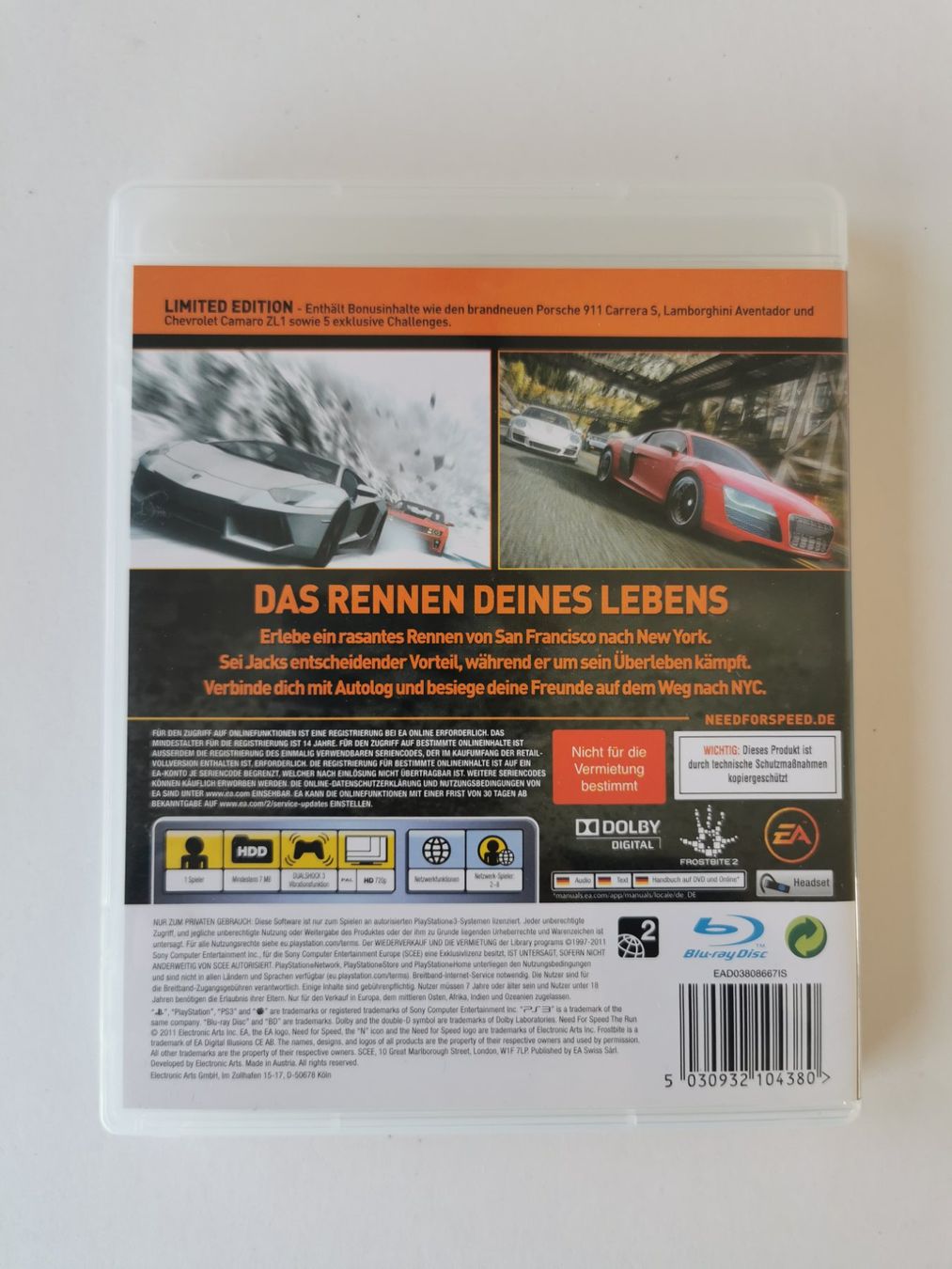 Giochi: Ps 3 - Need for Speed the Run – Usato da Lenzburg venduto da eyworld 2