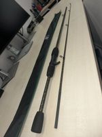 Baitcasting Angelrute 1.8m, Top Zustand!