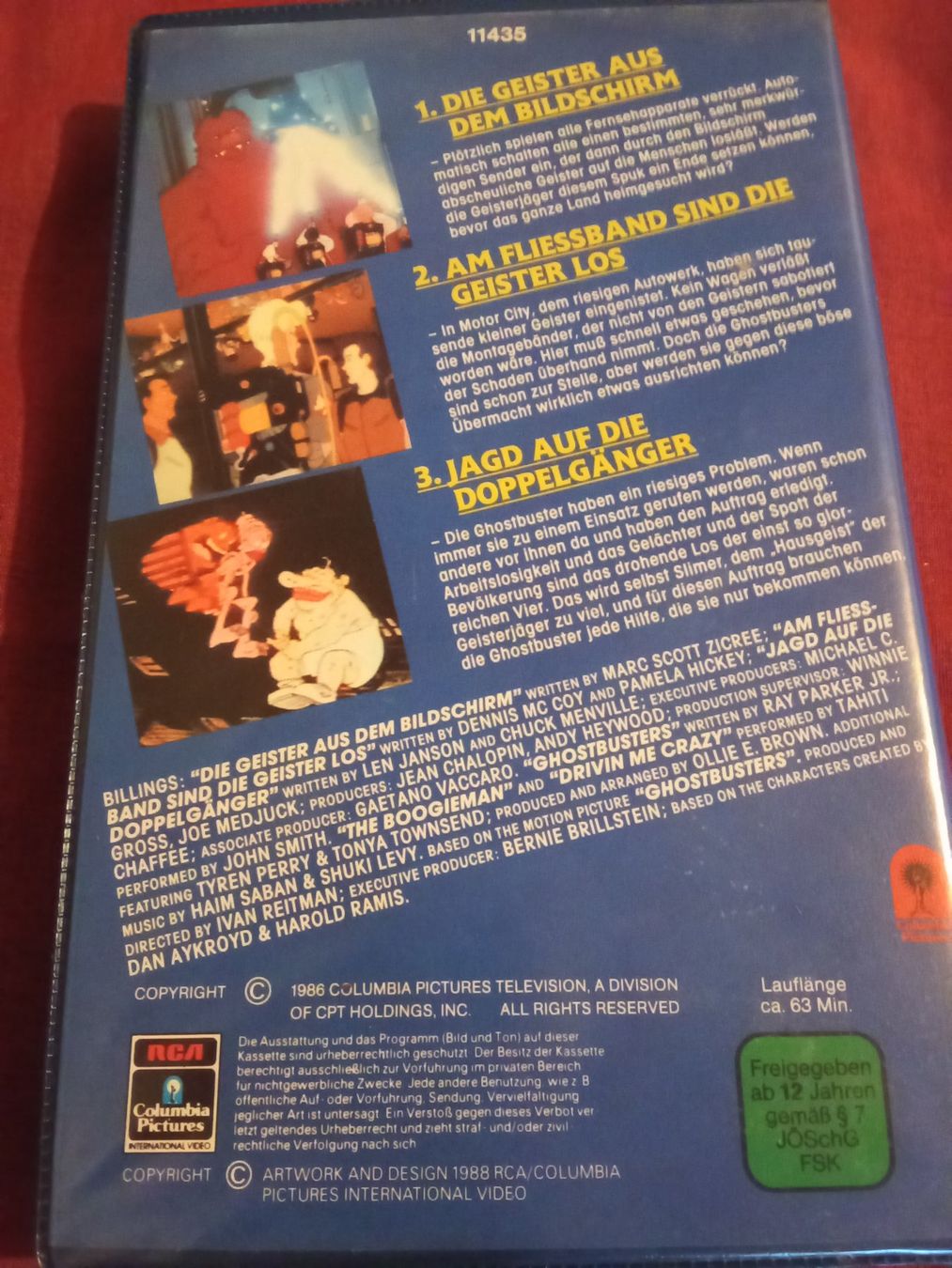 Tutti i VHS: Die echten Ghostbusters 7 Siegeszug der Geisterjäger RCA VHS – Usato da Remetschwil venduto da Hofiii 1