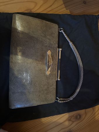 Vintage Handtasche Echtes Reptil-Leder