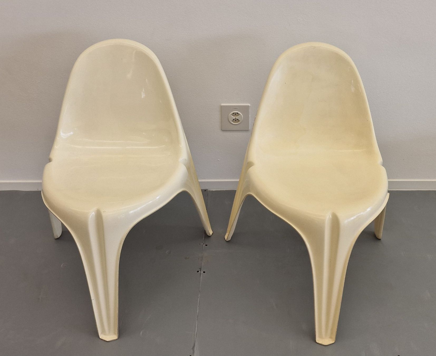 Sedie: Space Age Design, 2x Stuhl, 2x Hocker, Walter Frey, 1968 – Usato da St. Gallen venduto da chambredirecte 5