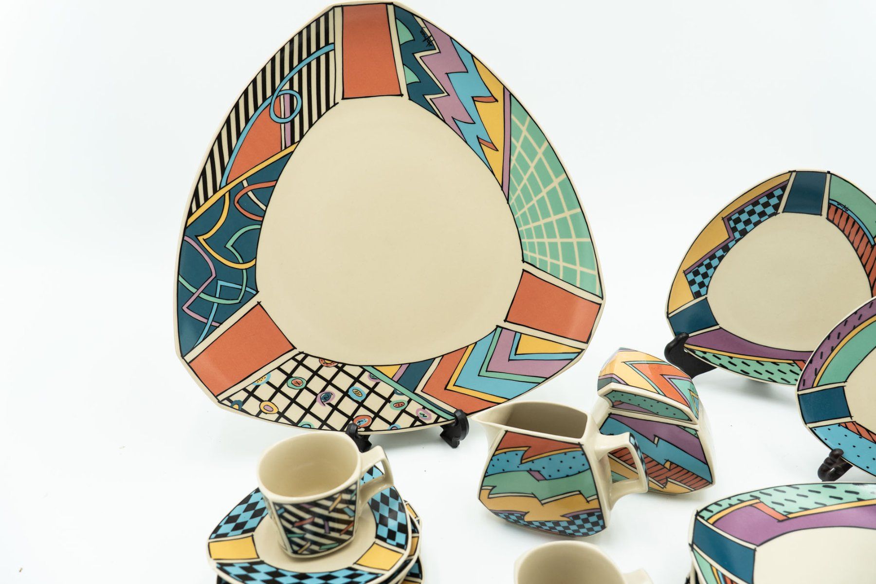 Rosenthal Set di piatti: Rosenthal "Flash One" Service - Dorothy Hafner  - Ref. 05/43 – Usato da Au ZH venduto da BrockiAu 1