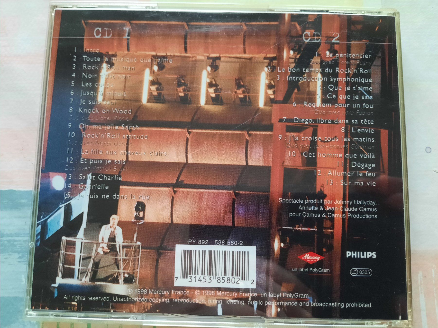 CD: CD Johnny Hallyday - Allume le feu – Usato da Pully venduto da bro_n52j 1