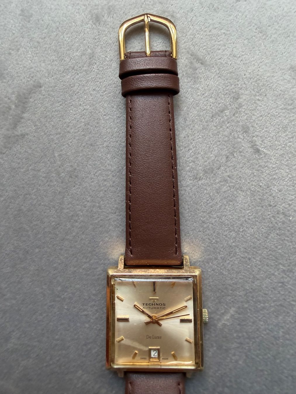 Technos Uhren: TECHNOS De Luxe Automatic – elegante Vintage Schweizer Autom – Gebraucht aus Luzern von pan_bh7h 1