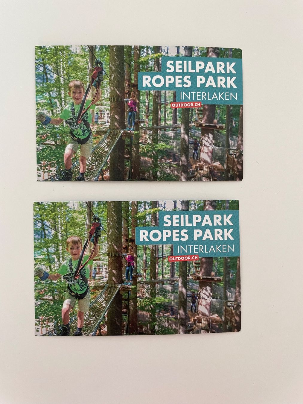 Bons: 2 Gratiseintritte Seilpark Interlaken – Neuf avec emballage d'origine à Uster par capmar 2