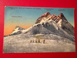 1917 // Jungfraujoch Blick auf Rottalhorn und Jungfrau