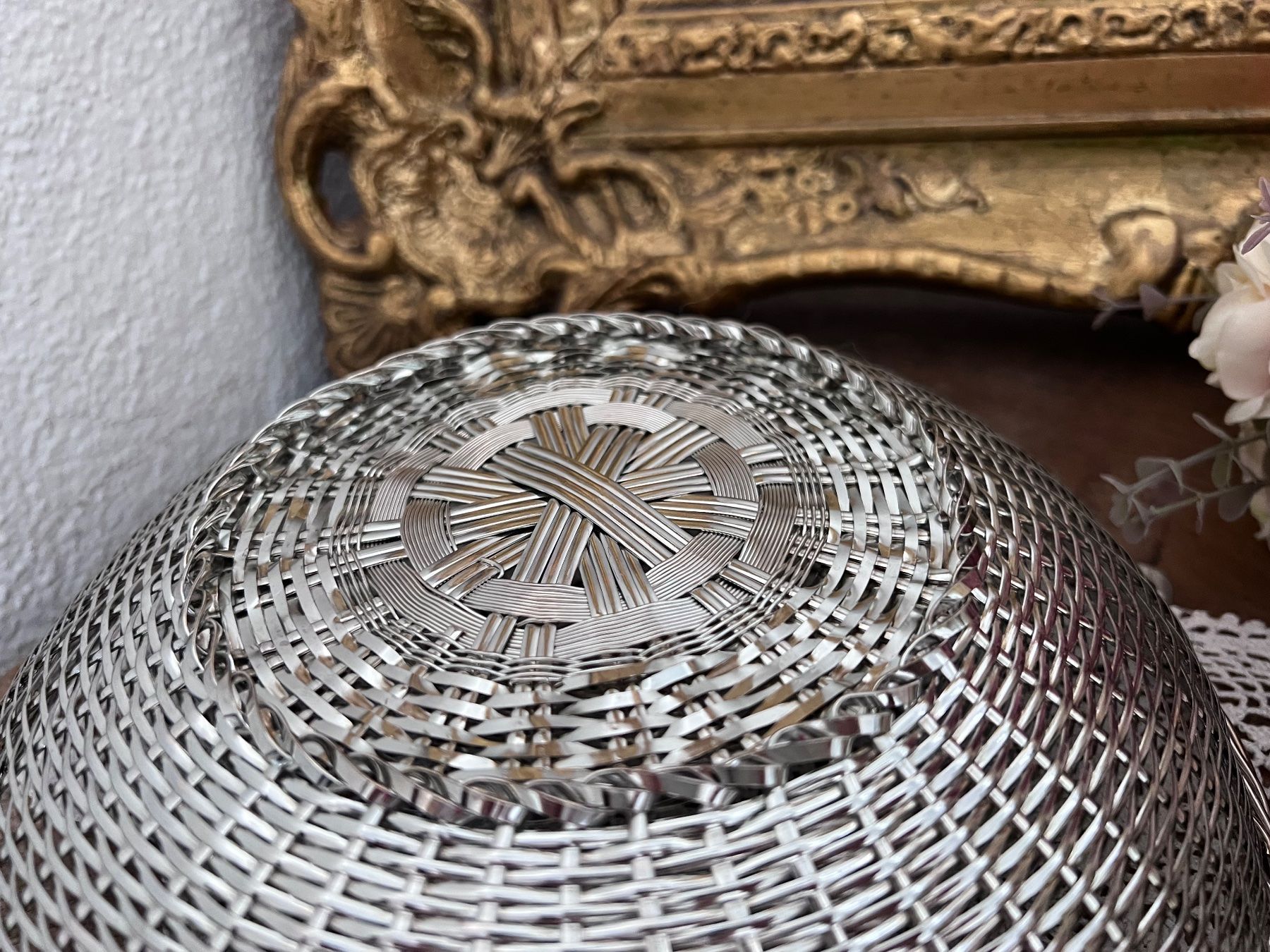 Autres antiquités ou arts: Alte Brotkorb - versilbert? – Neuf (Voir description) à Walzenhausen par Cerna007 4