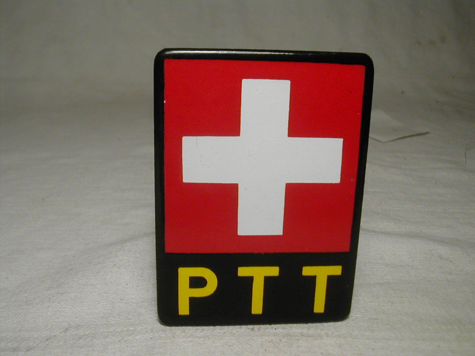 Insegne: PTT Briefkasten Emailschild alt original – Usato da Renens venduto da brutus18