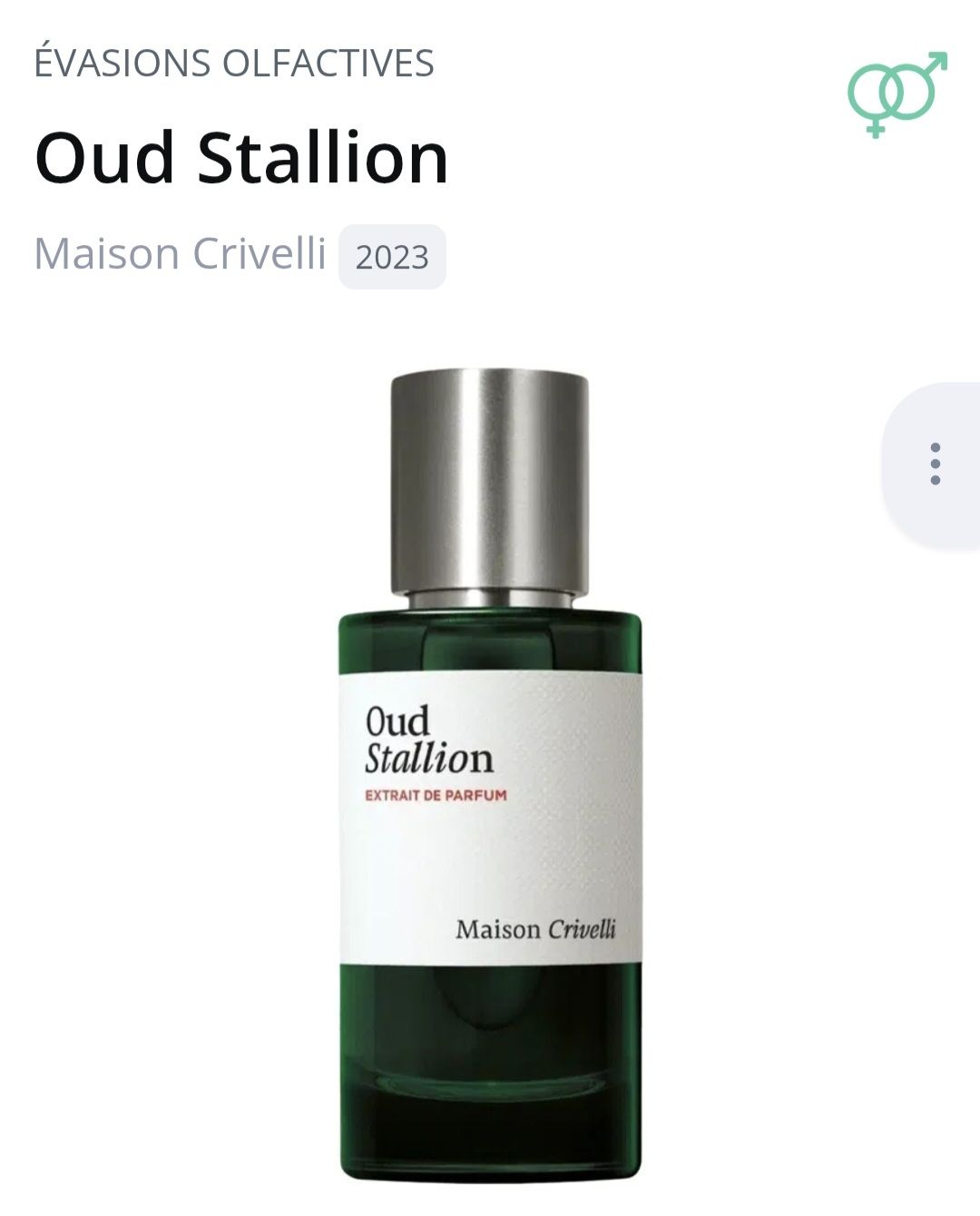 Profumi & Eau de Toilette: 5 ml OUD STALLION MAISON CRIVELLI EXTRAIT ABFÜLLUNG – Nuovo (secondo la descrizione) da St. Gallen venduto da CaliSunshine 1
