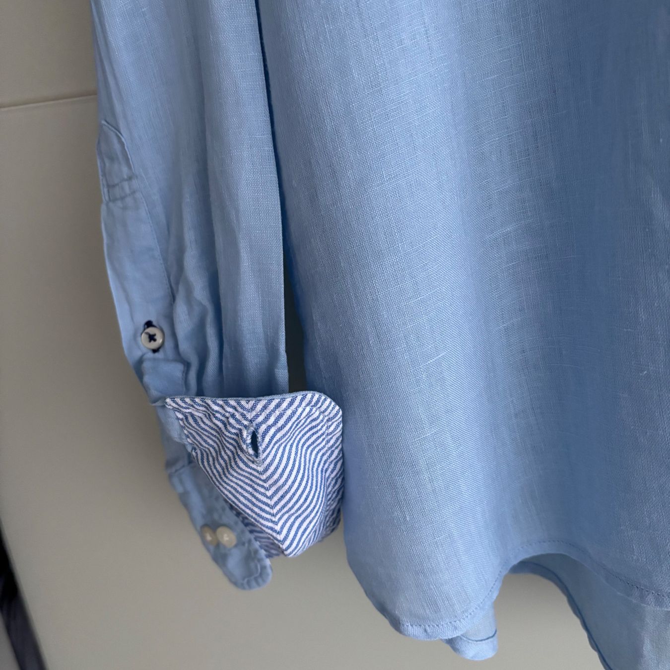 Tommy Hilfiger Camicie: Tommy Hilfiger Leinenhemd XL – Usato da Biel/Bienne venduto da Eiskristall08 3