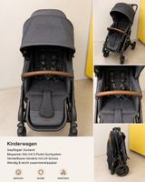 Kinderwagen mit Schale und Mucki Fusssack + Regenschutz