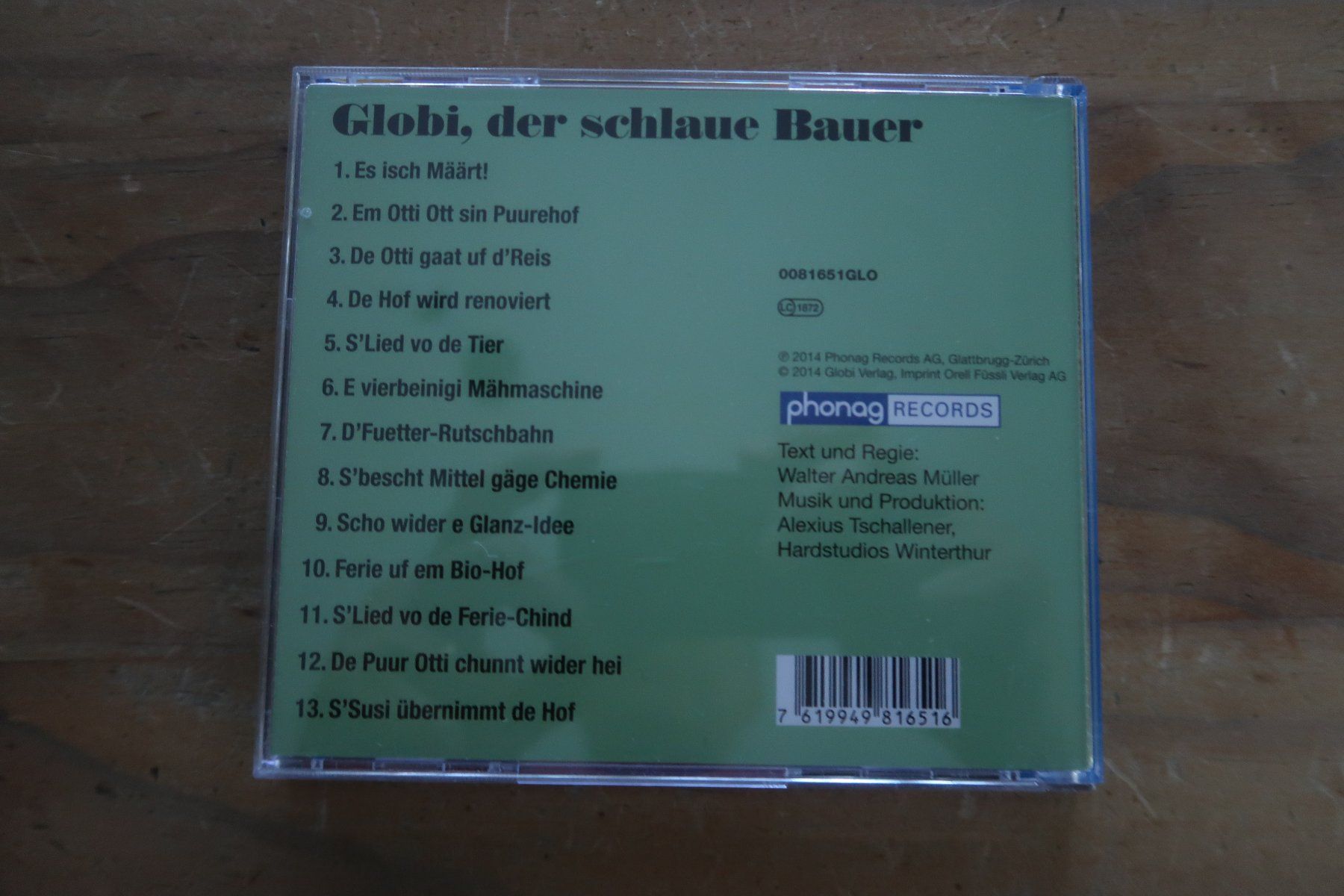 CD: GLOBI - DER SCHLAUE BAUER - CD – Usato da Basel venduto da Patiscat 2