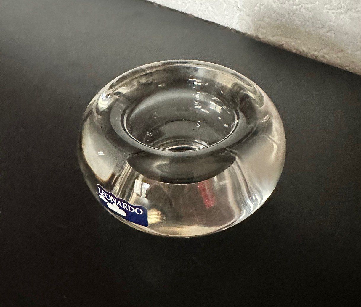 Kerzenständer: Vintage LEONARDO Design Glas-Teelichthalter – Neu (gemäss Beschreibung) aus Abtwil AG von MaVo.0710 2