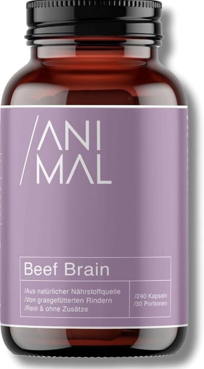 Beef Brain Kapseln – 240 Stück – Hirn & Leber – Weidehaltung (Neu und ...