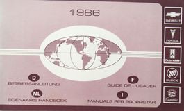 Betriebsanleitung USA Cars 1986