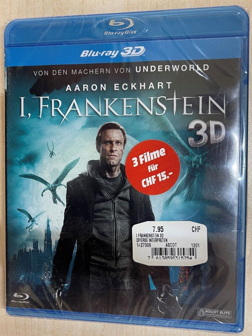Tutti i DVDs: I, Frankenstein blu ray – Nuovo e nell'imballaggio originale da Oftringen venduto da Vucki