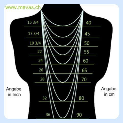 Catenine: Kette aus Silber 45 cm – Nuovo e nell'imballaggio originale da Zürich venduto da MEVAS-Schmuck 5