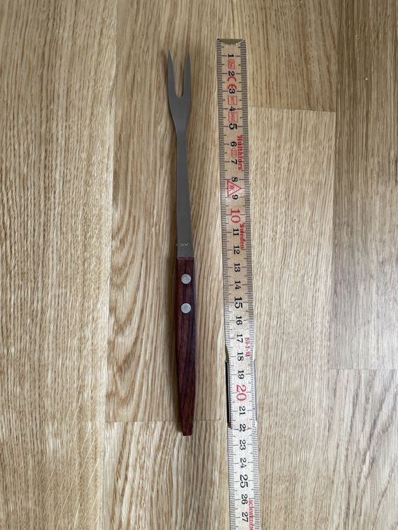 Forchette: Fonduegabeln Set, 6 Stk. Holzgriff, Vintage Design, Top! – Usato da Liebefeld venduto da Langspielplatte 2