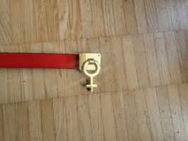 Moschino Gürtel, rot, Grösse 40/102, Top Zustand, Leder!