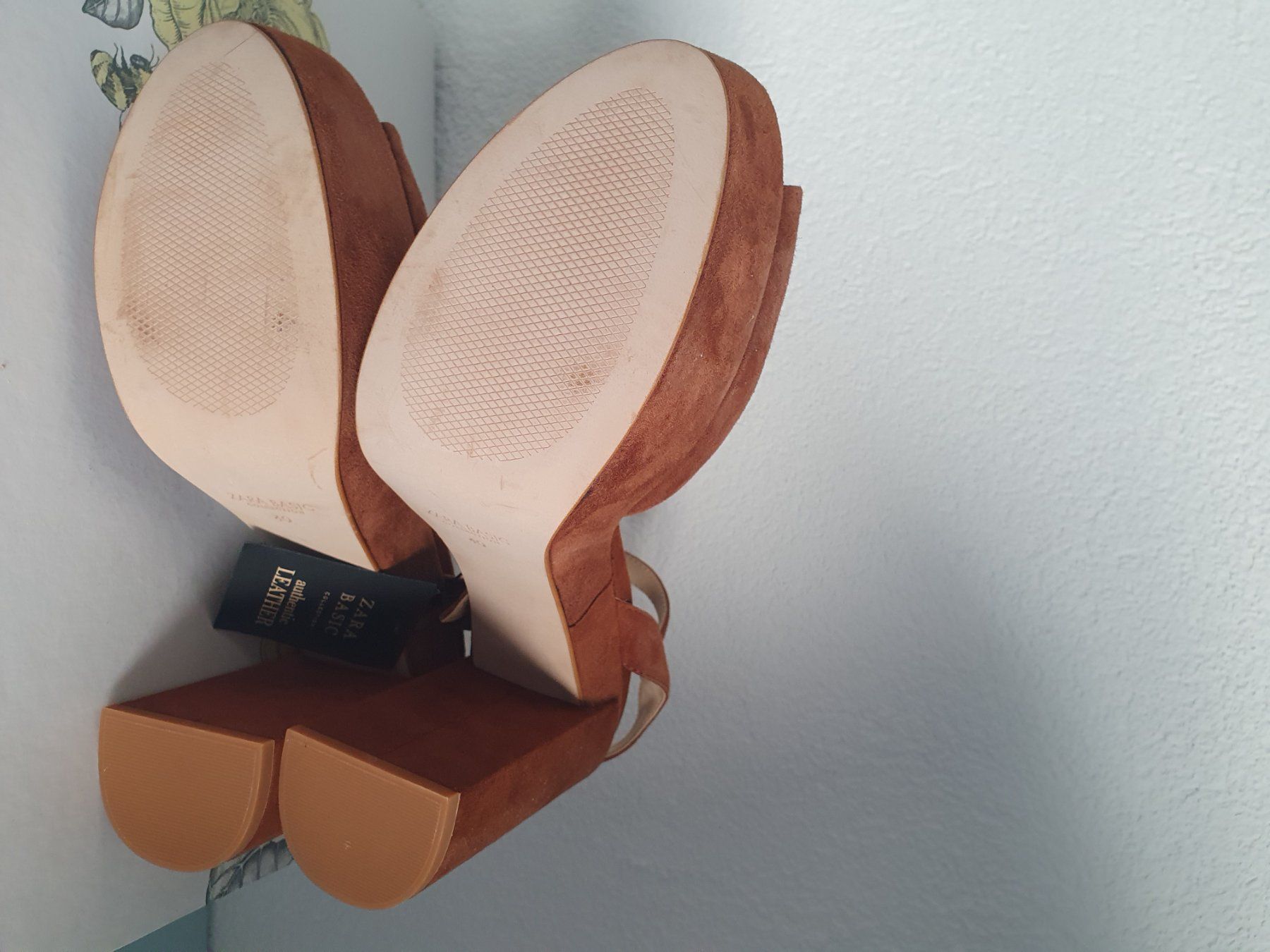 Zara Scarpe da donna: Sandale Zara, Leder, Größe 40, braun – Nuovo e nell'imballaggio originale da Zuchwil venduto da ger_ws6t 2