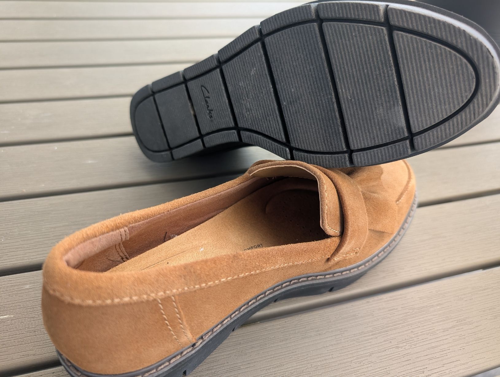 Damenschuhe: Clarks Plateau Slipper, Gr. 39.5 – Neu (gemäss Beschreibung) aus Küsnacht ZH von pinipini 2