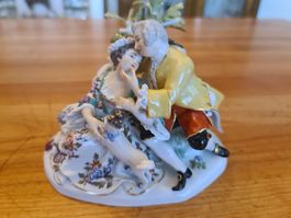 Meissen Porzellan Figurengruppe ( kleiner Defekt)