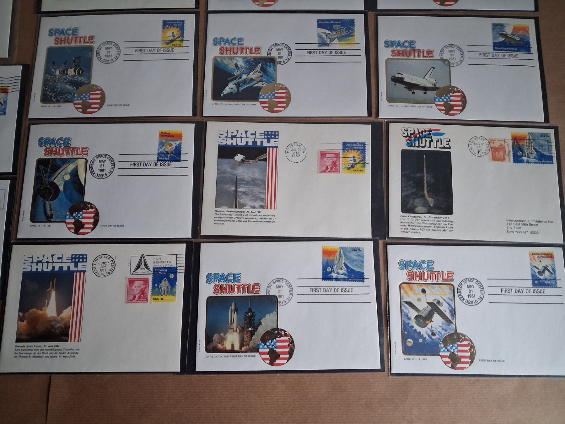 Tutti i francobolli: 21 FDC/ETBriefe Space Shuttle /Apollo .70-80iger Jahre – Nuovo (secondo la descrizione) da Hagendorn venduto da siwasi3 7