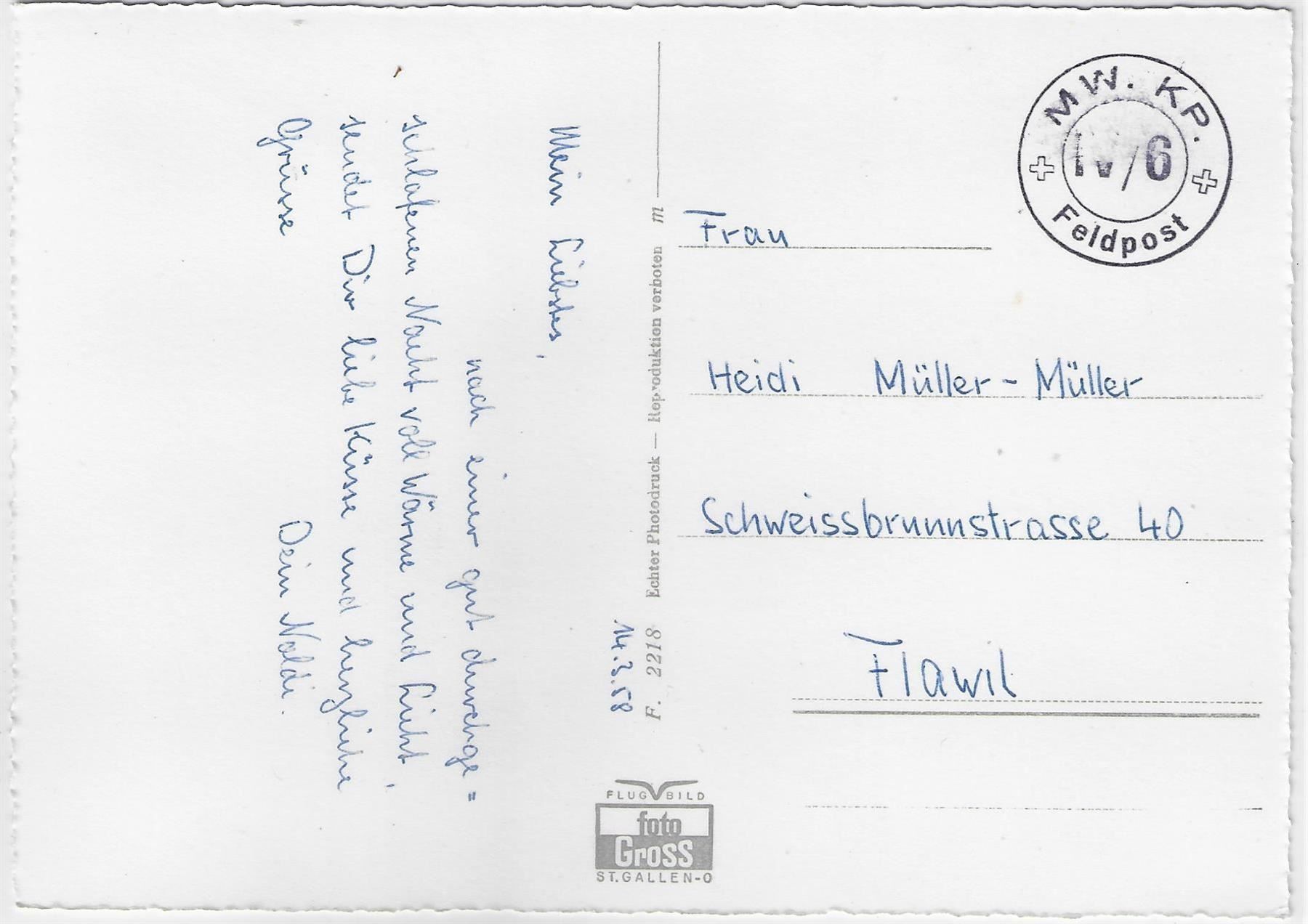 Cartoline postali: Flugaufnahme Kirchberg SG – Antico da Ettingen venduto da Kartenplanet 1