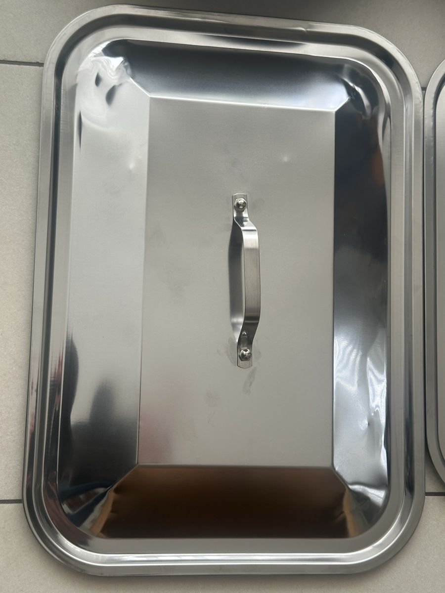 Teglie da forno: Backblech mit Deckel Set 4 Stück – Nuovo (secondo la descrizione) da Schöftland venduto da lazer04 7