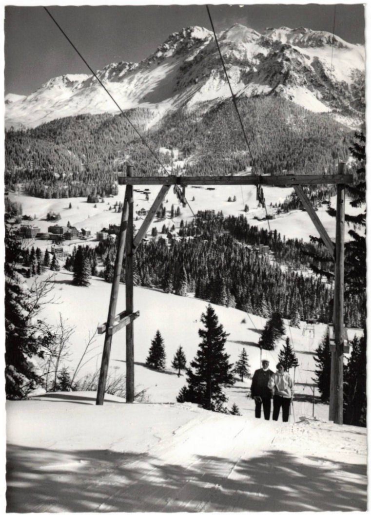 Cartoline postali: Lenzerheide - Skilift Crestas – Usato da Binningen venduto da Mountainrider