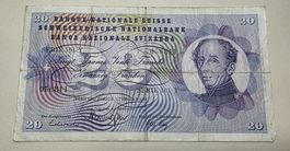 Suisse 20 Fr.07.02.1974 Serie 101 Y