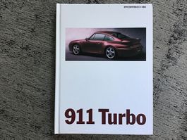Porsche 911 Turbo Verkaufsprospekt 66 Seiten April 1995