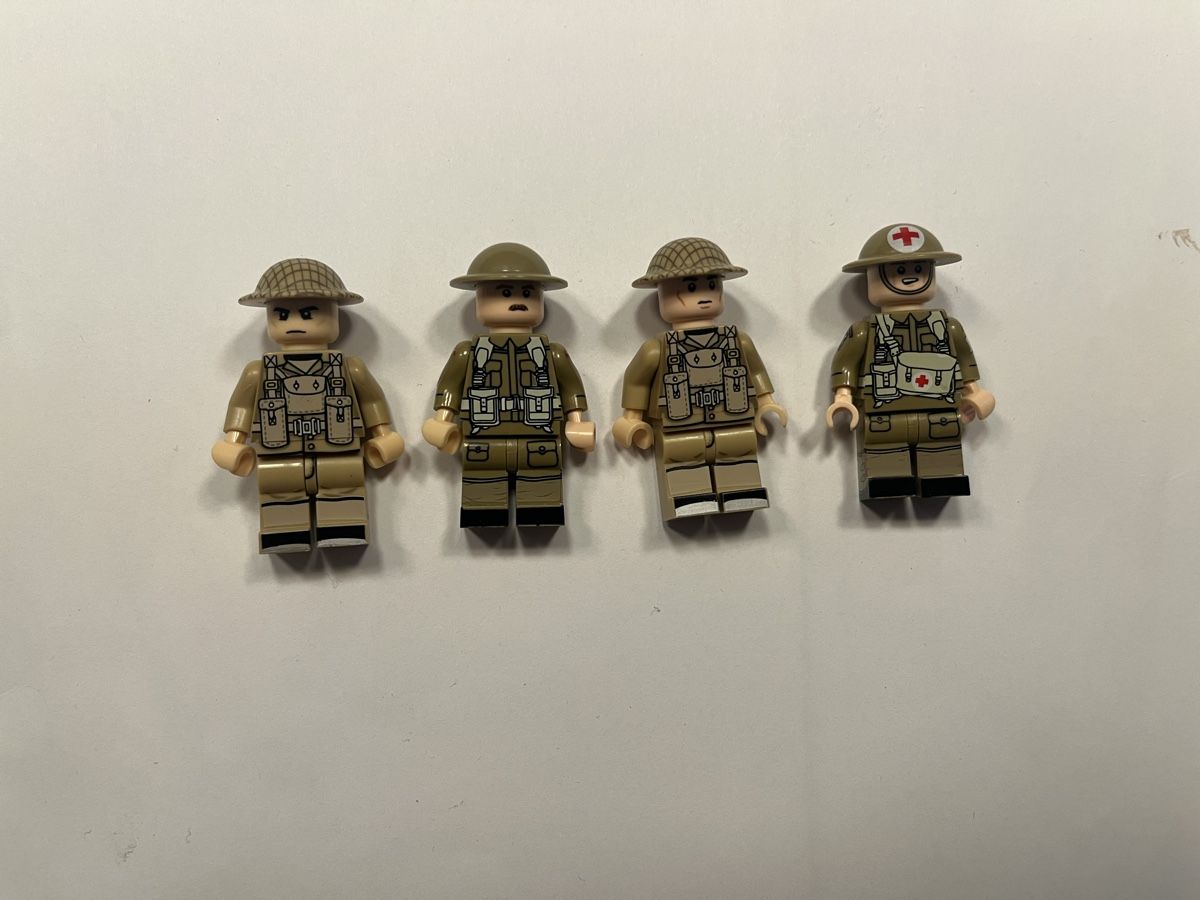 Lego Statuette: Lego Custom ww2 Britischer Soldatentrupp – Nuovo (secondo la descrizione) da St. Margarethen TG venduto da nic_n9n5 1