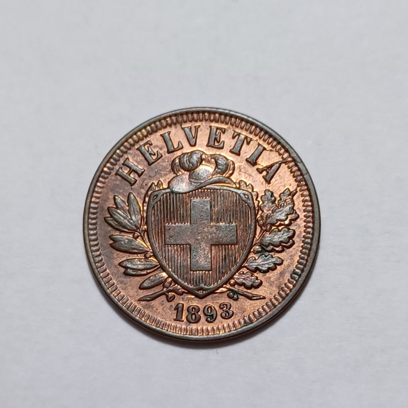 Tutti le monete: 2 Rappen 1893 unz-stgl – Nuovo (secondo la descrizione) da Pfäffikon ZH venduto da Schweizer_Muenzen