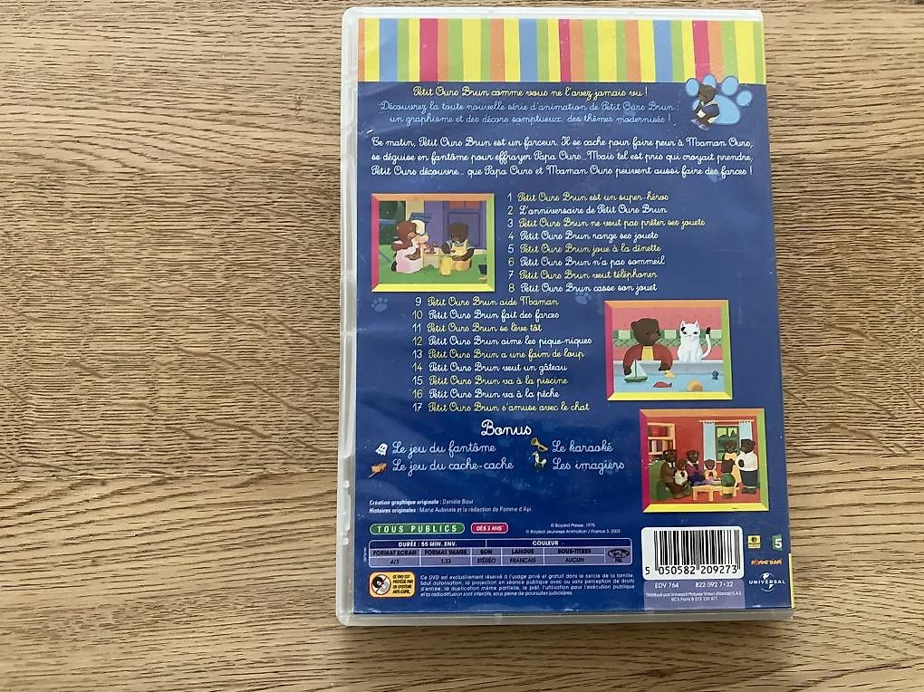 Tutti i DVDs: DVD Petit Ours Brun – Usato da Vandoeuvres venduto da ann_lq5h 1