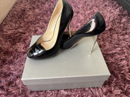 Alexander McQueen Lack Pumps Schwarz Gr. 38 Top!