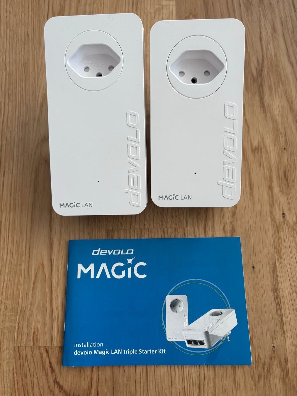Devolo Laufwerke & Adapter: Powerline Adapter Devolo Magic 2 LAN triple Starter Kit – Gebraucht aus Horn von kratos2222