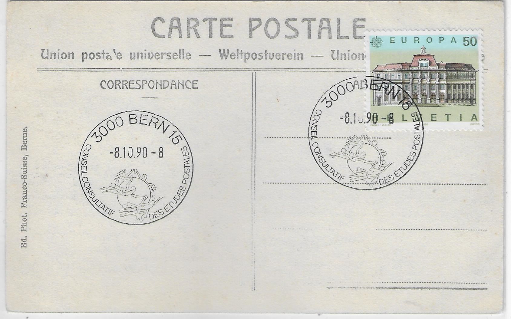 Cartoline postali: Bern vom Aargauerstalden - Vue generale – Usato da Ettingen venduto da Kartenplanet 1