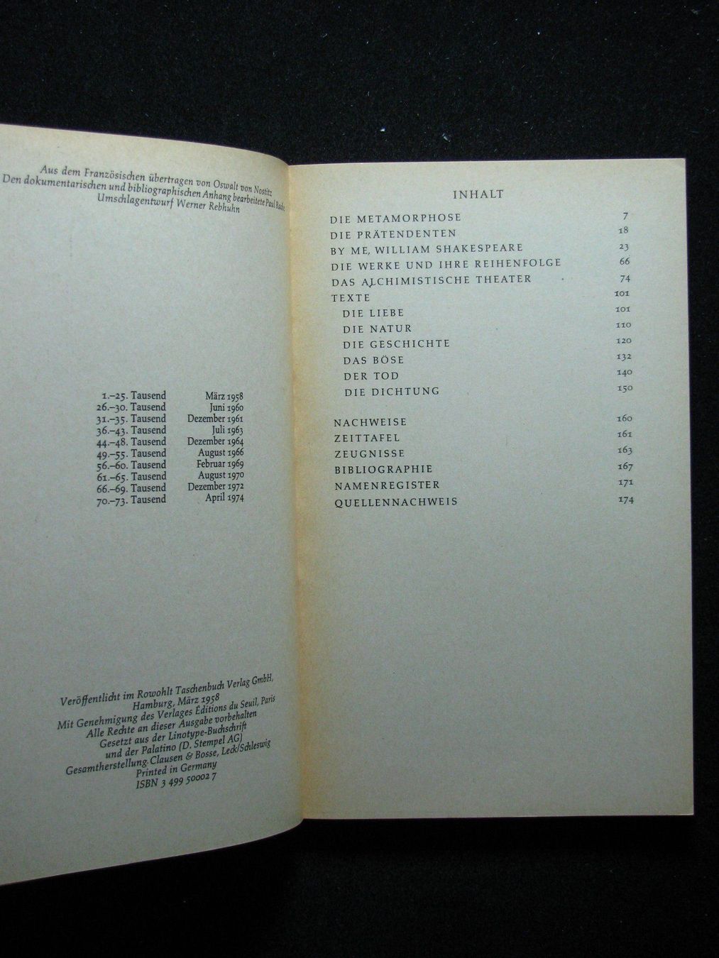 Libri: Jean Paris   Shakespeare – Usato da Reitnau venduto da Zaomir 3